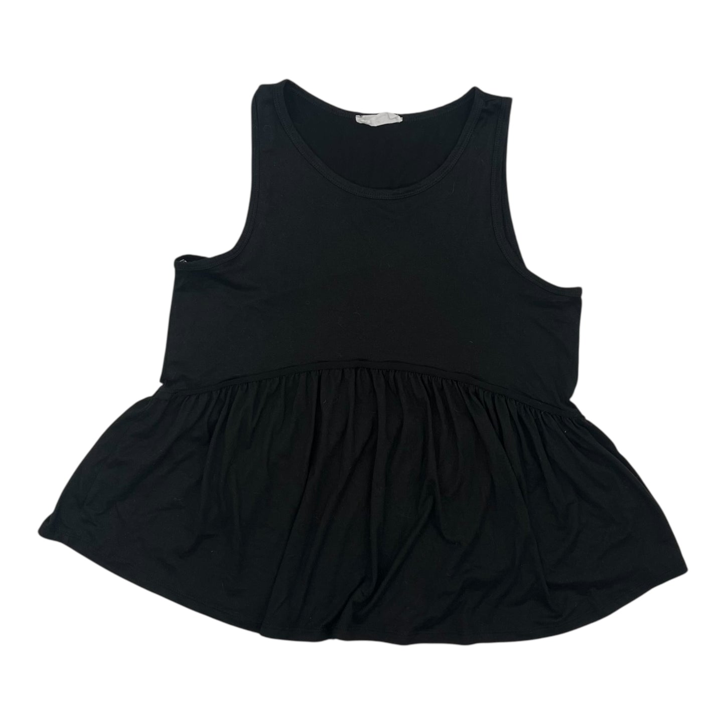 Top Sleeveless By Clothes Mentor In Black, Size:L