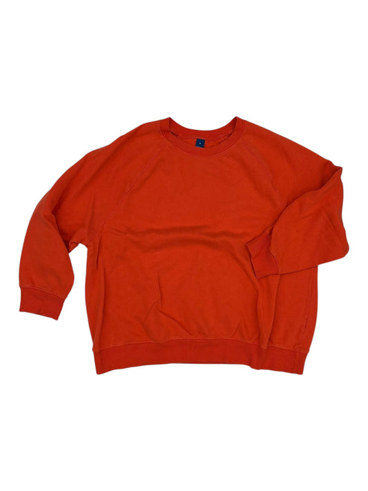 Sweatshirt Crewneck By Old Navy In Orange, Size:M