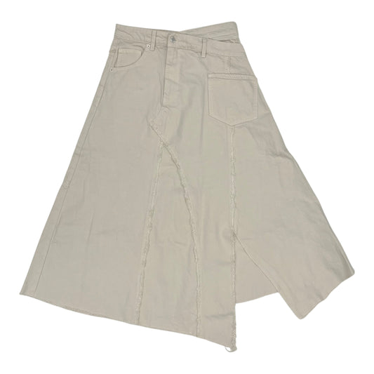 Skirt Midi By Zara In Tan, Size:M