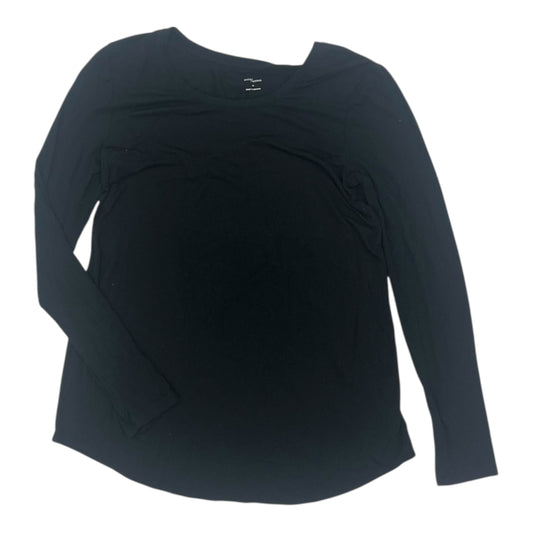 Top Ls Basic By Daily Ritual In Black, Size:M