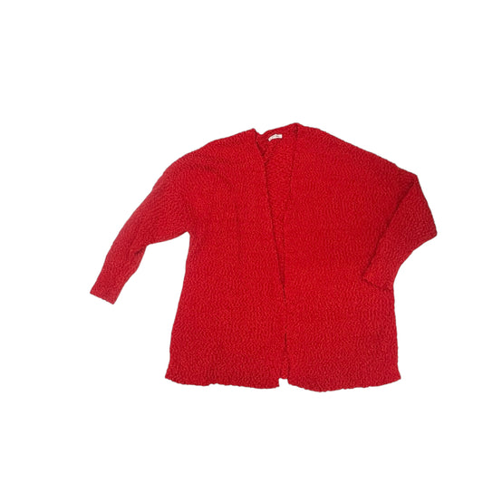 Sweater Cardigan By Maurices In Red, Size:3X