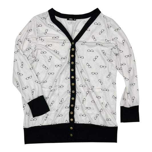 Cardigan By Lily In Black & White, Size:2X