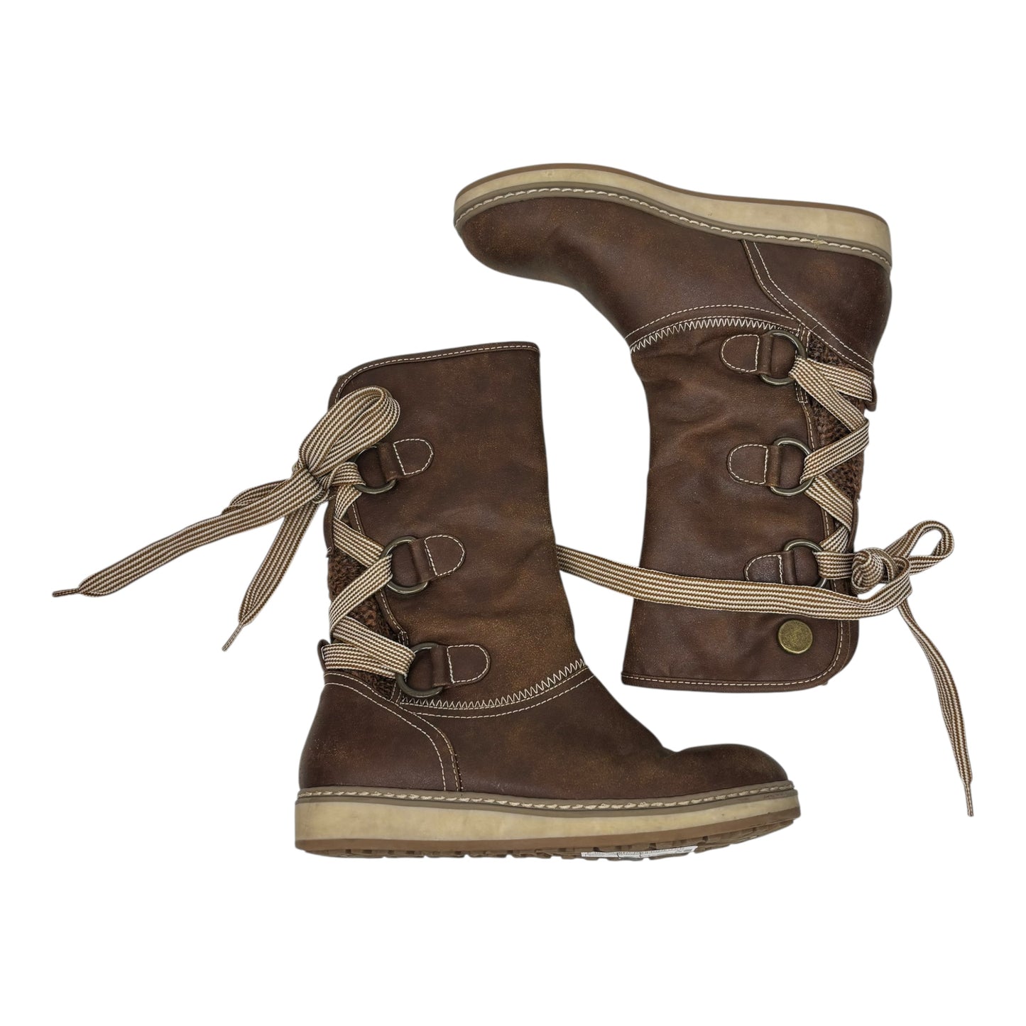 Boots Snow By White Mountain In Brown, Size:7