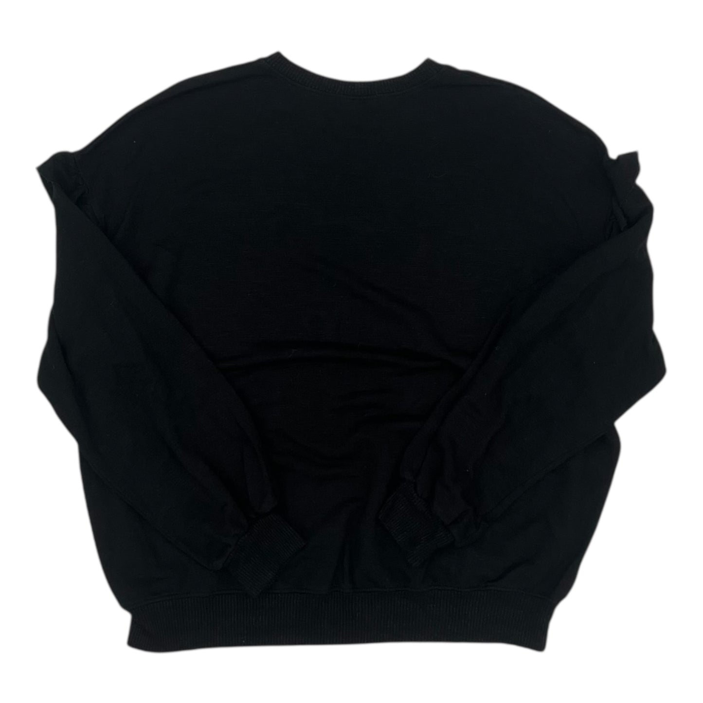 Top Ls By Monrow In Black, Size:M