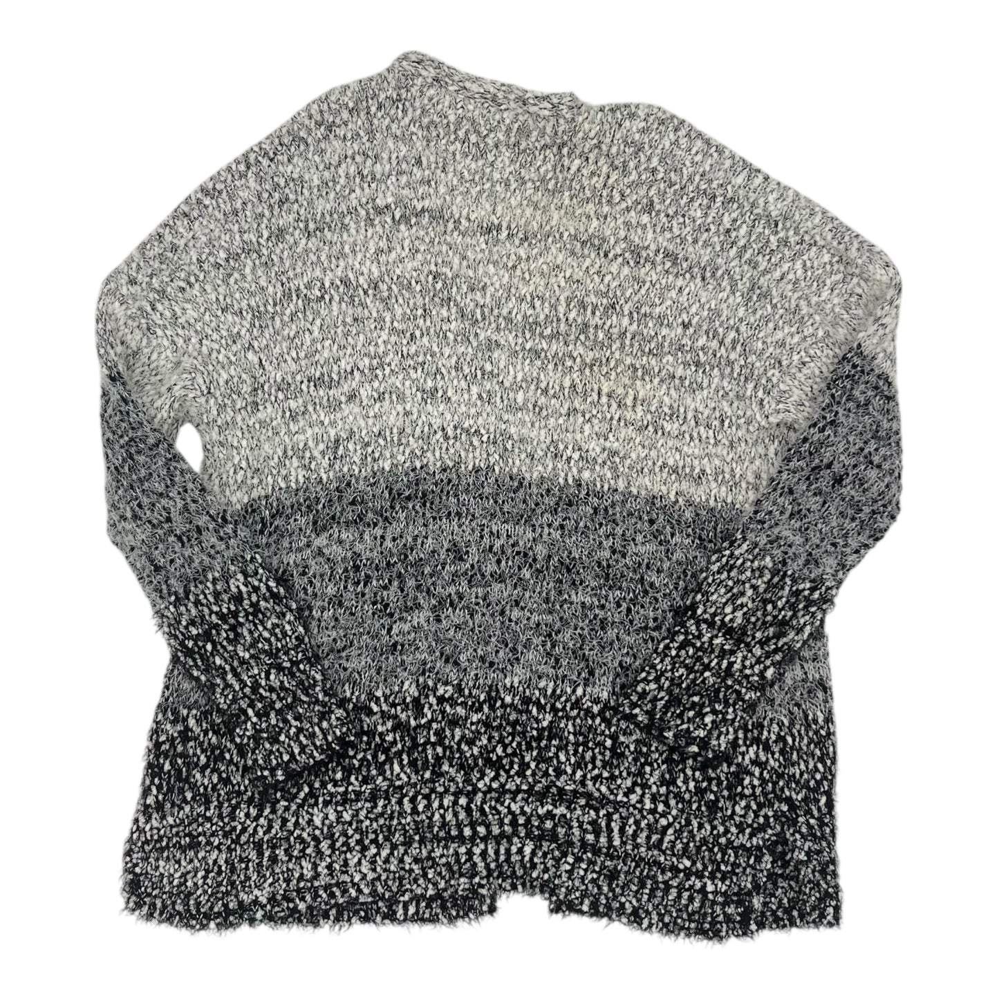 Sweater Cardigan By Maurices In Black & Cream, Size:Xl