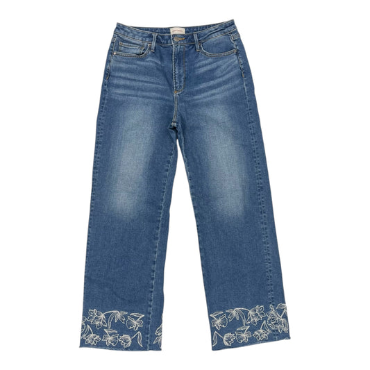 Jeans Wide Leg By Driftwood In Blue Denim, Size:8