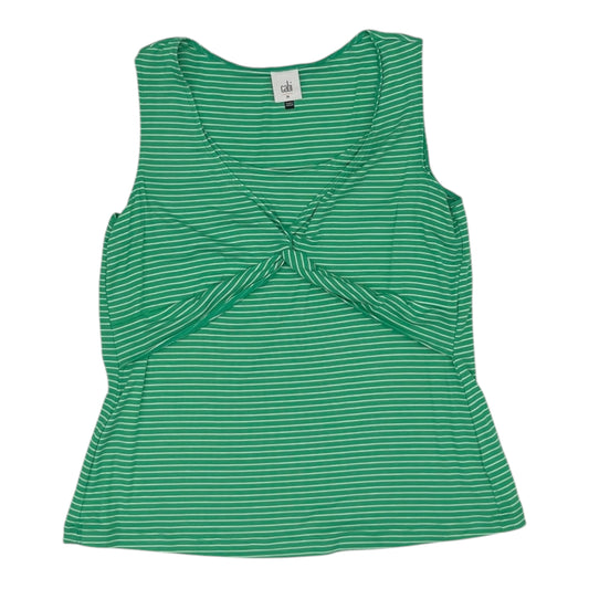 Top Sleeveless By Cabi In Green, Size:M