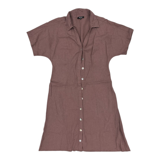 Dress Casual Midi By Madewell In Brown, Size:8