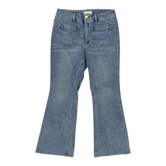 Jeans Flared By Vervet In Blue Denim, Size:14