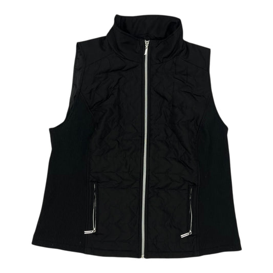 Vest Puffer & Quilted By Cj Banks In Black, Size:1X