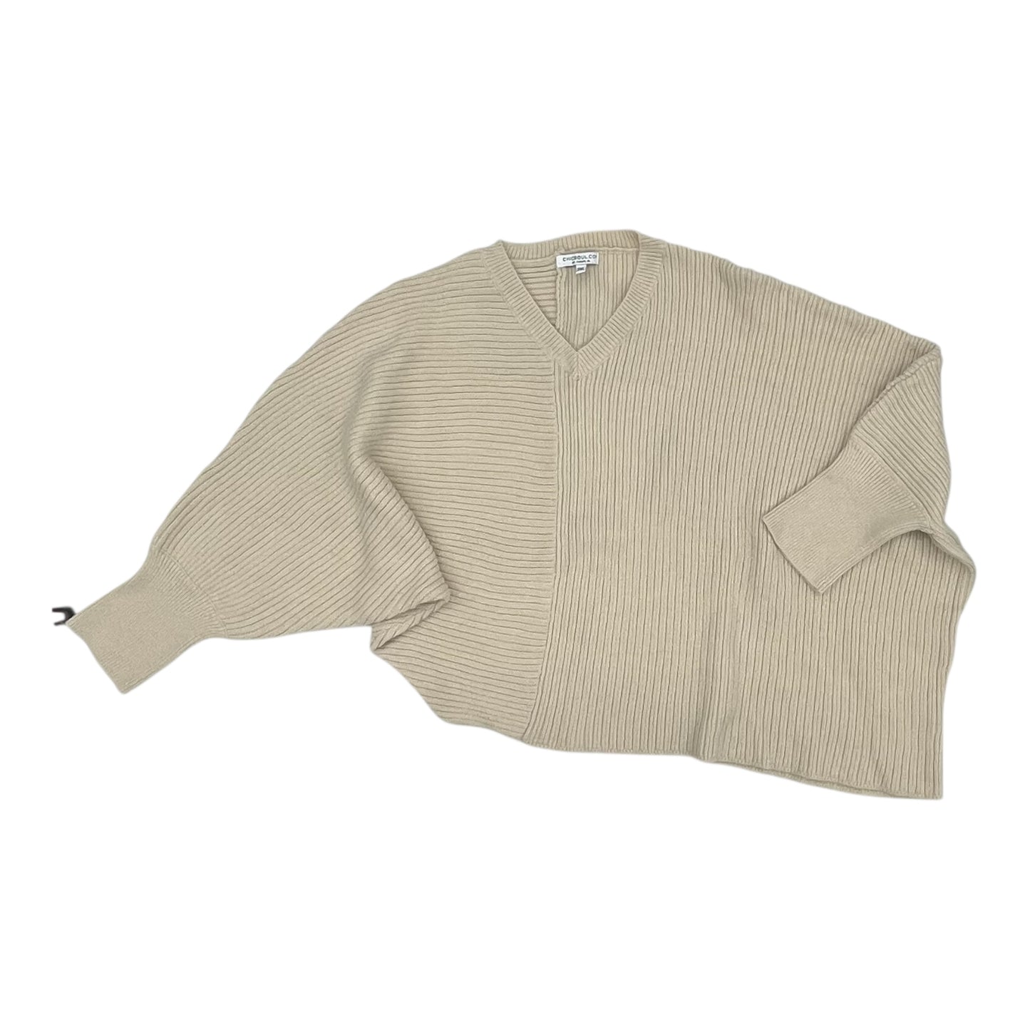 Sweater By Chicsoul In Tan, Size:2X