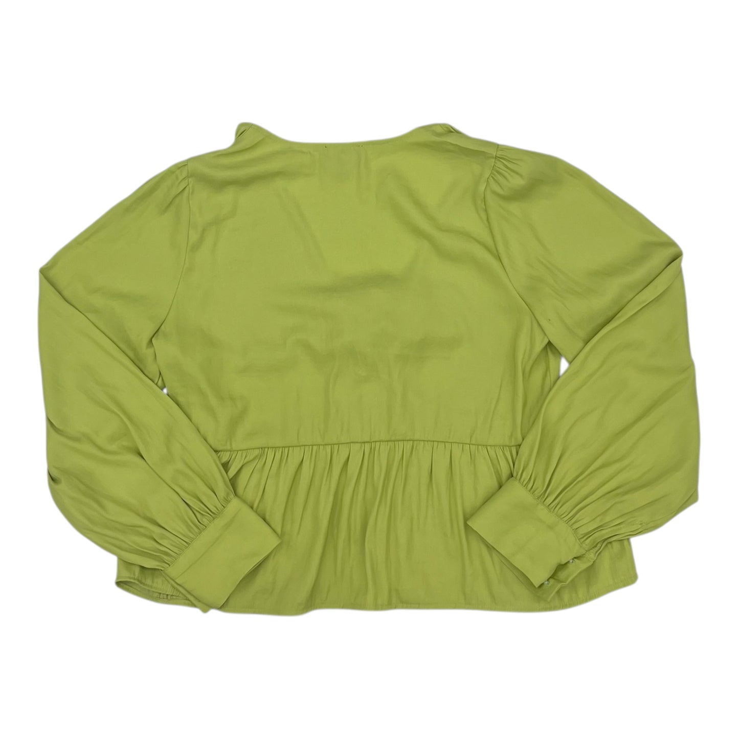 Blouse Ls By Lumiere In Green, Size:L