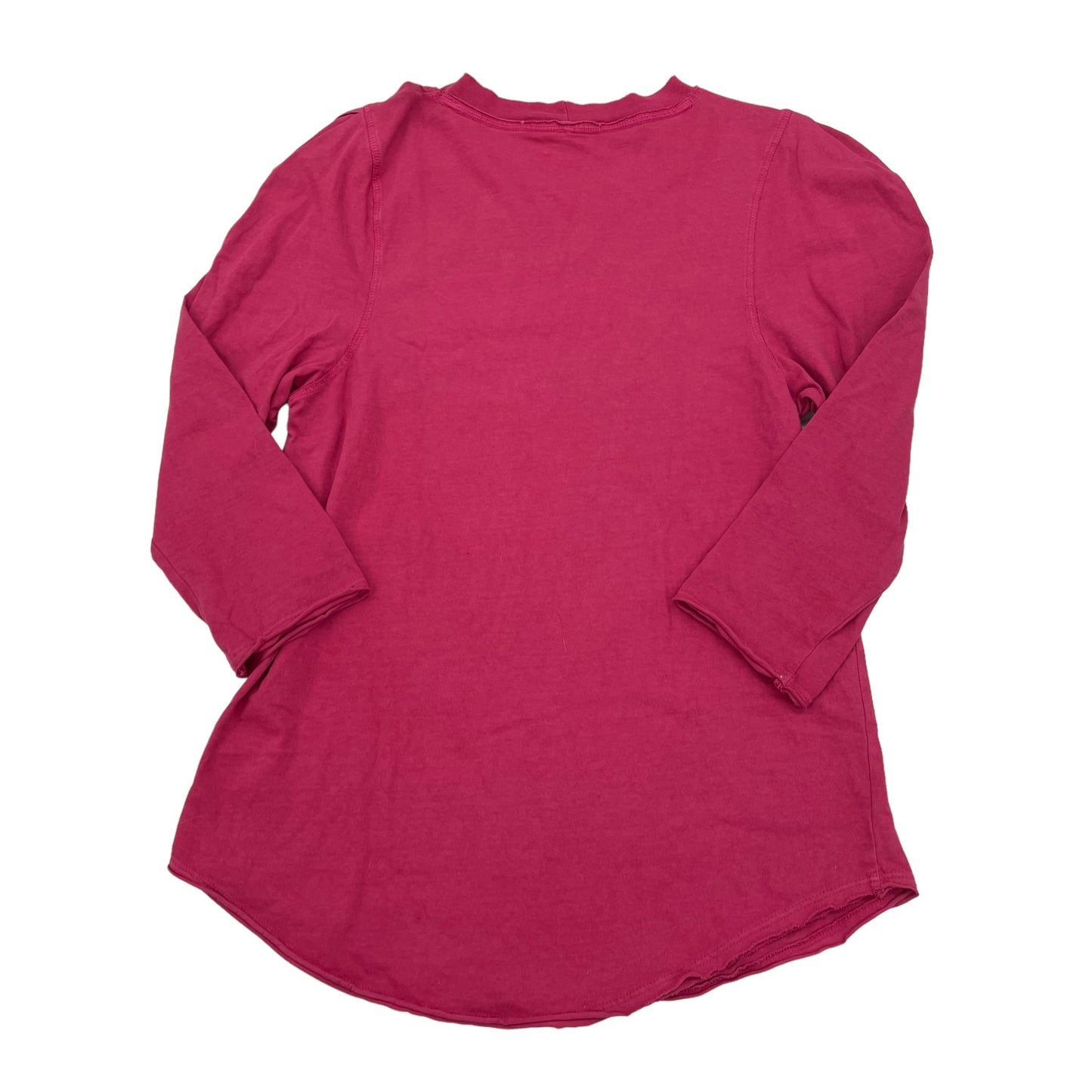 PINK WE THE FREE TOP 3/4 SLEEVE, Size L