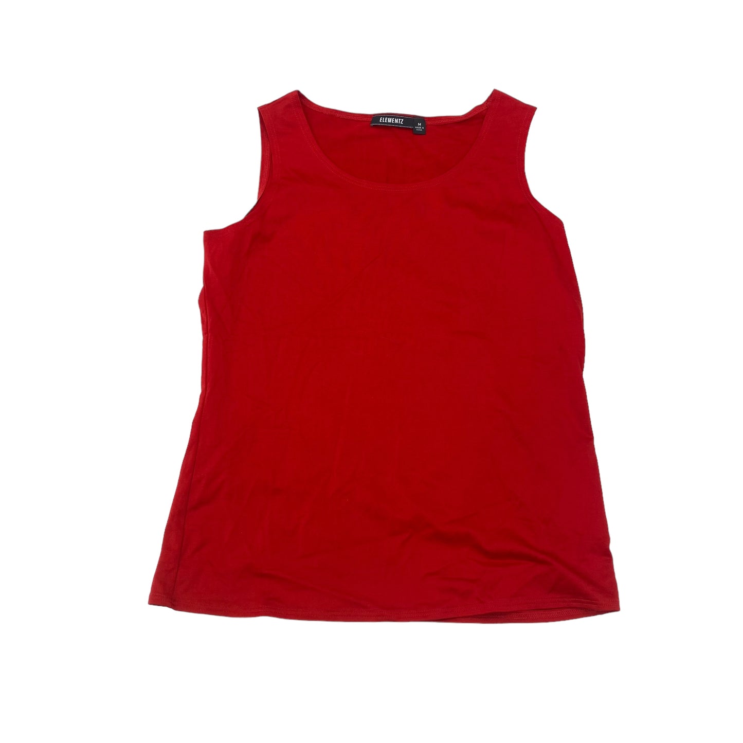 RED ELEMENTZ TANK TOP, Size M