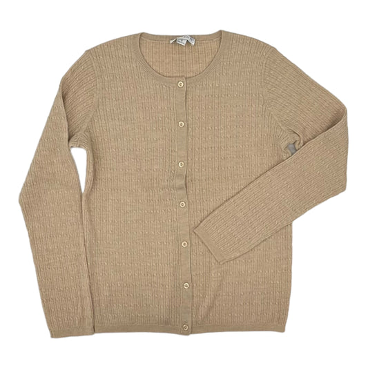 TAN SWEATER CARDIGAN by PENDLETON Size:S