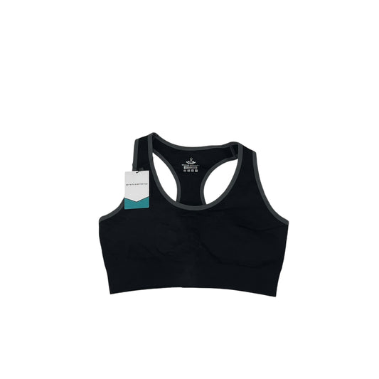 BLACK ATHLETIC BRA by CLOTHES MENTOR Size:3X