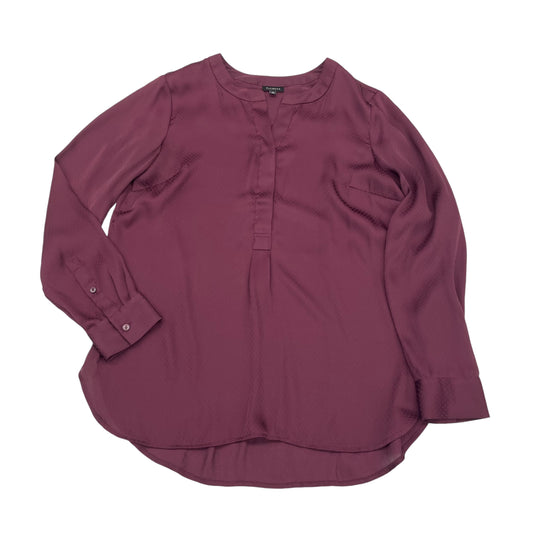 Blouse Ls By Talbots In Purple, Size:S