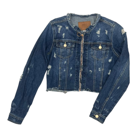 Jacket Denim By Clothes Mentor In Blue Denim, Size:M