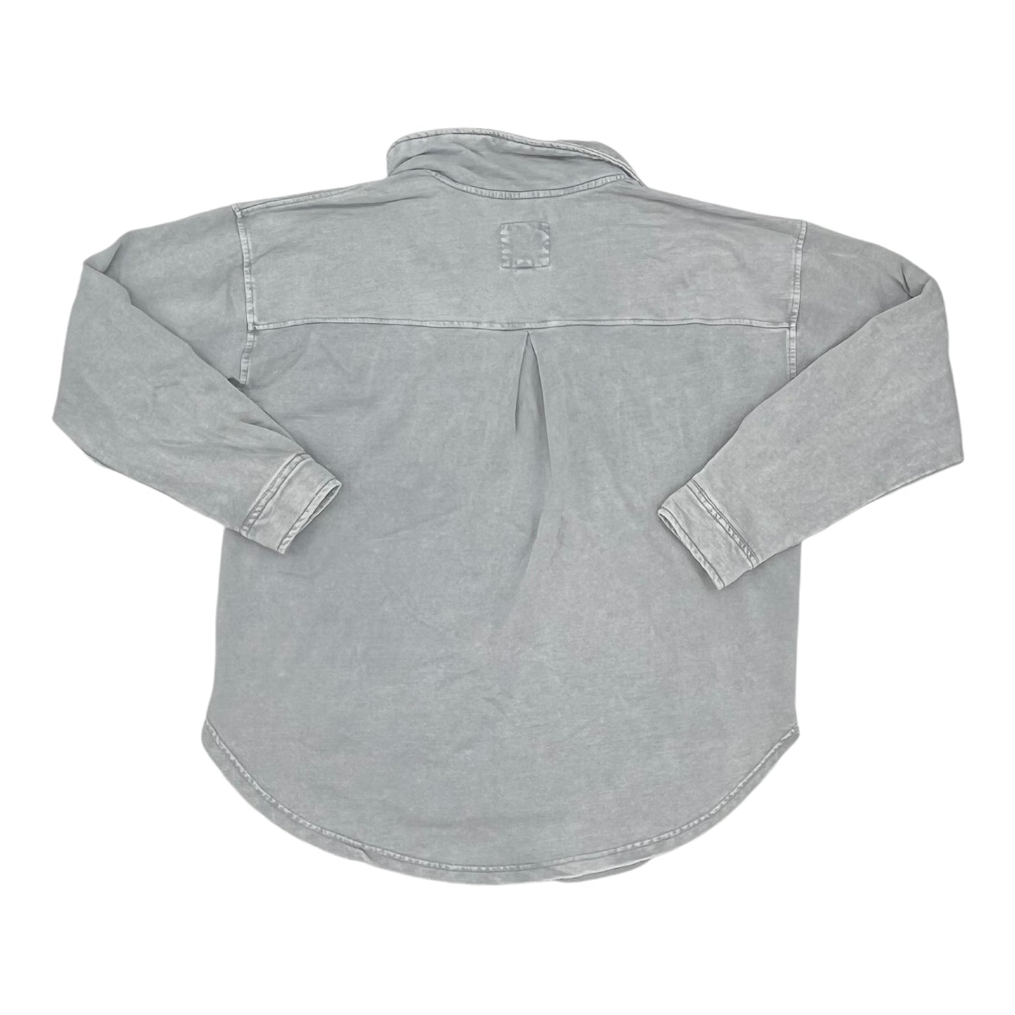 Jacket Shirt By Thread And Supply In Grey, Size:L