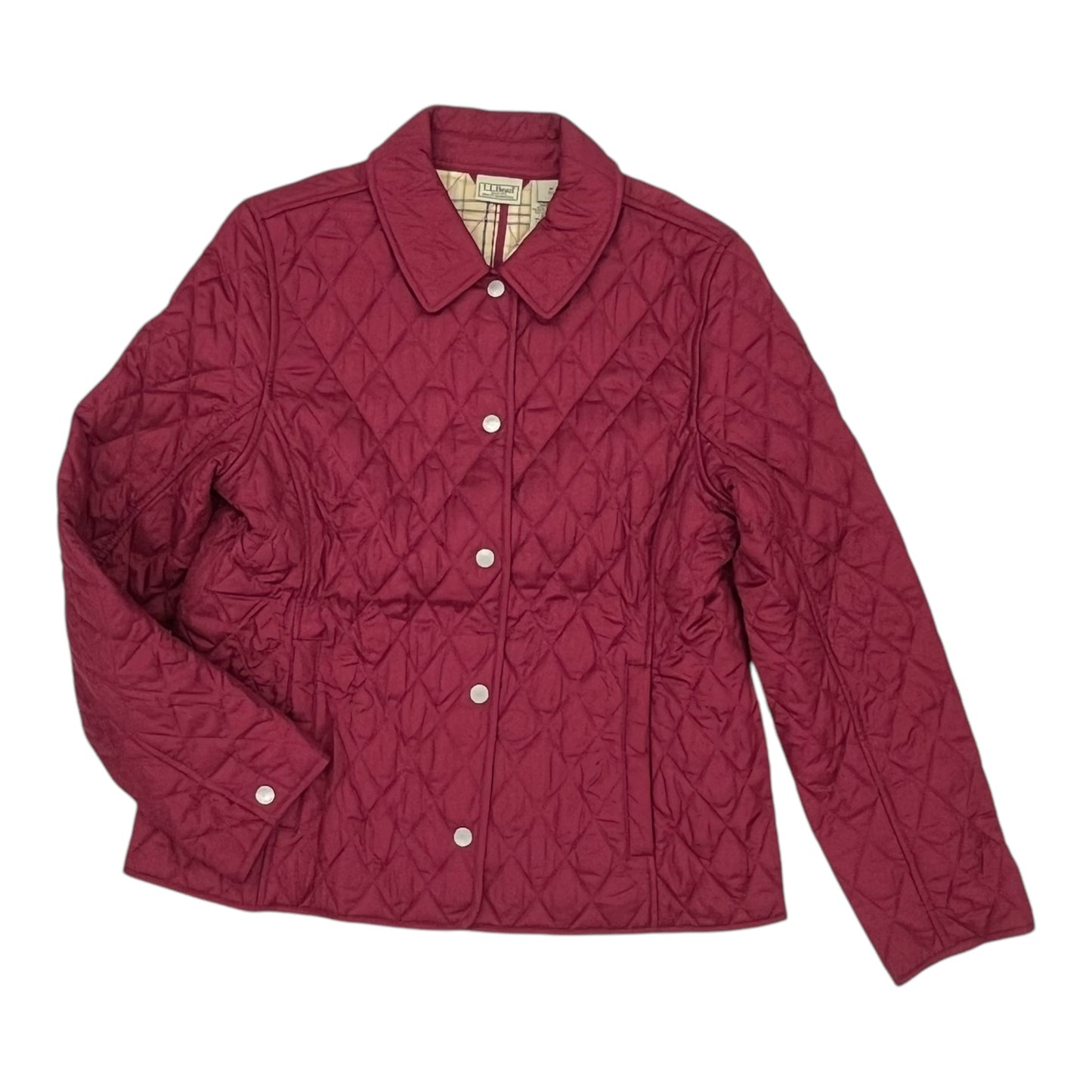 Jacket Puffer & Quilted By L.L. Bean In Red, Size:M