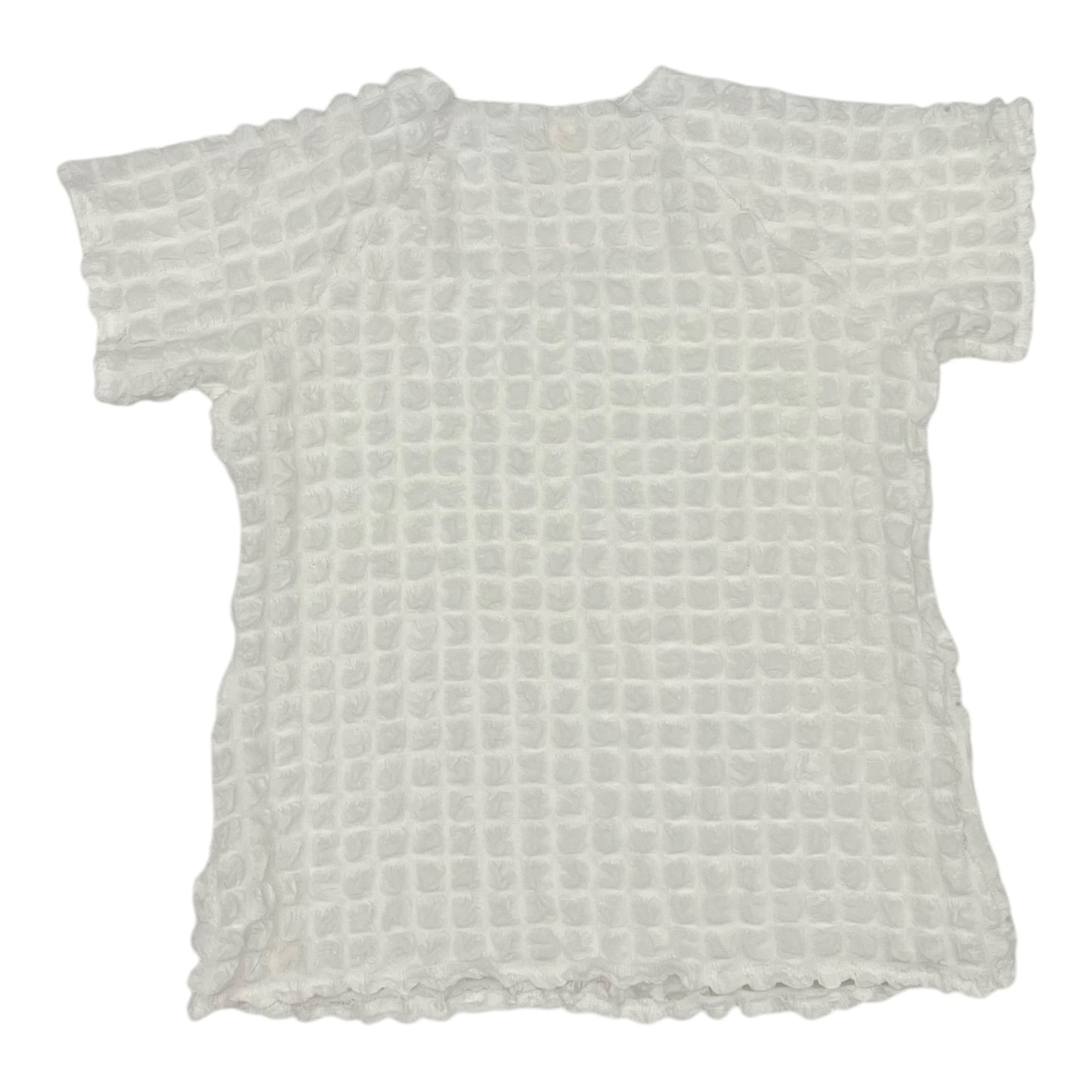 Blouse Ss By Cme In White, Size:1X