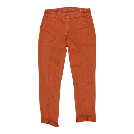 Pants Cropped By White House Black Market In Orange, Size:0