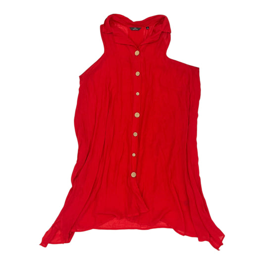 Dress Casual Midi By Clothes Mentor In Red, Size:2X