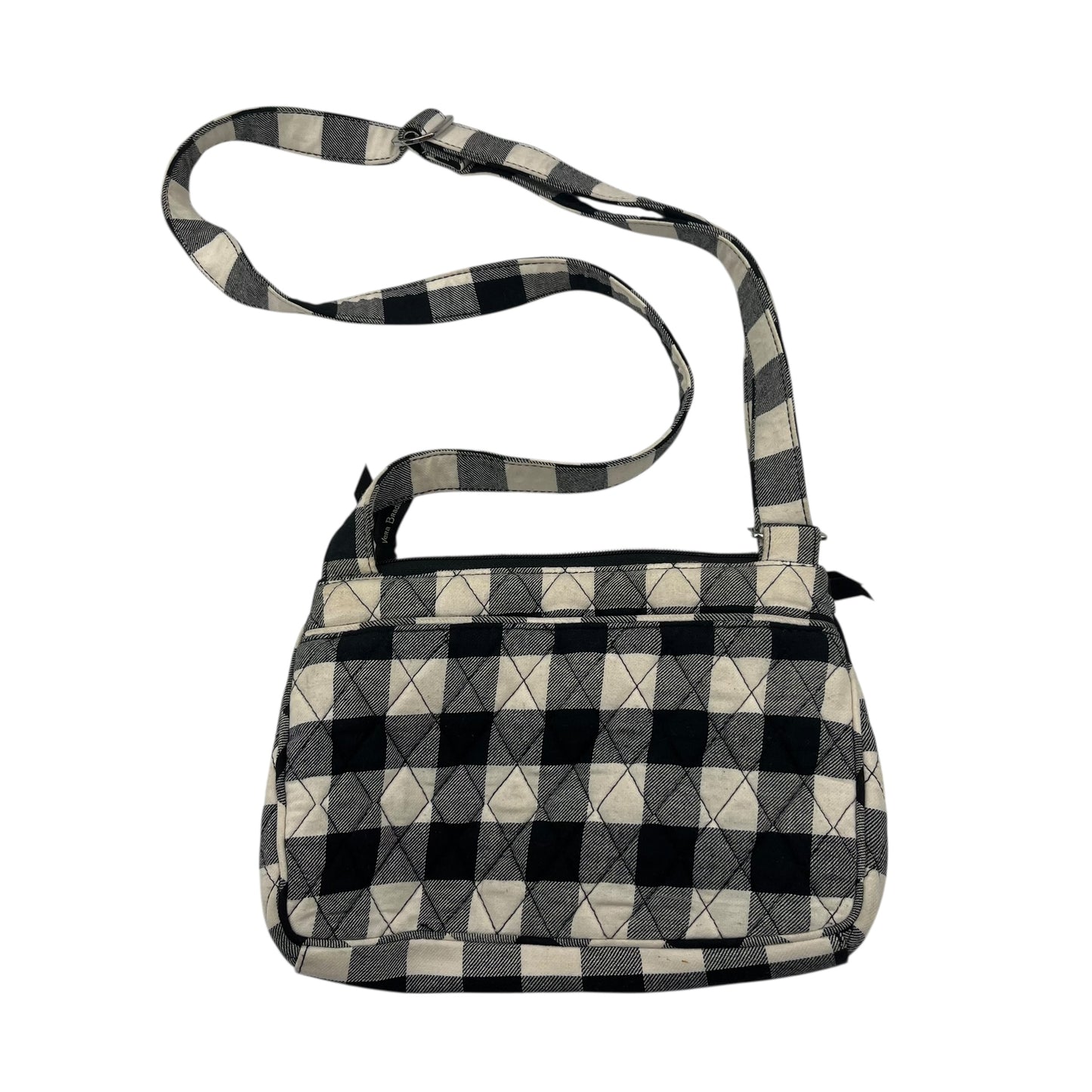 Crossbody By Vera Bradley In Black & White, Size:Small