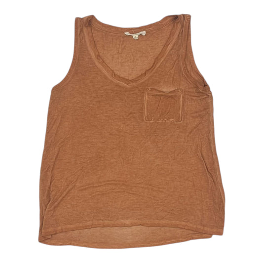 Top Sleeveless By Jane And Delancey In Brown, Size:S