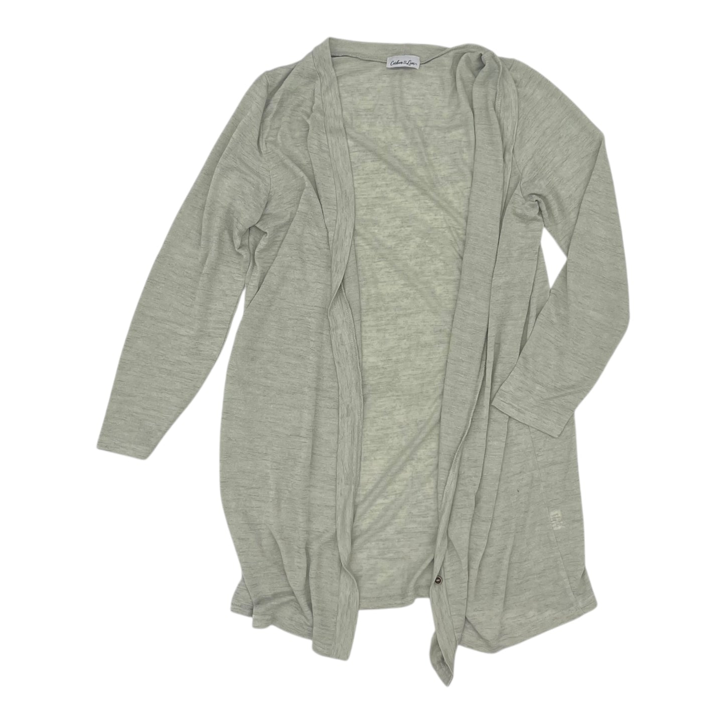 Cardigan By Clothes Mentor In Green, Size:L