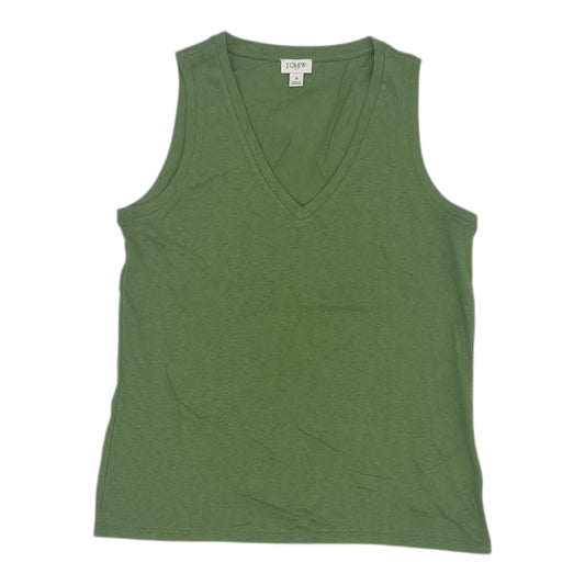Tank Top By J. Crew In Green, Size:S