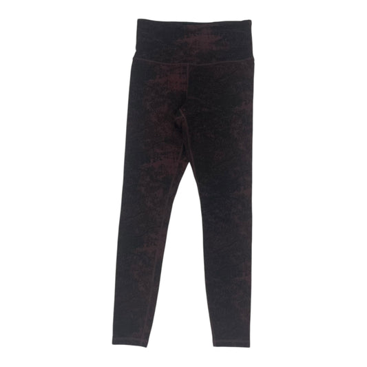 Athletic Leggings By Athleta In Maroon, Size:S
