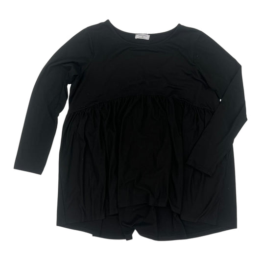 Top Ls By Zenana Outfitters In Black, Size:2X