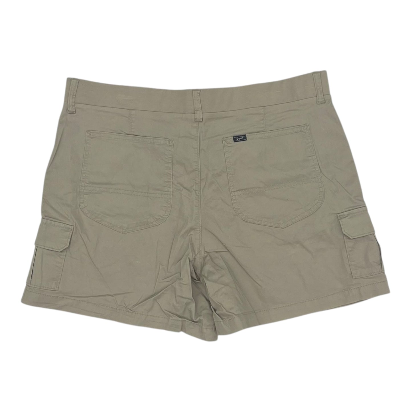 Shorts By Lee In Tan, Size:18