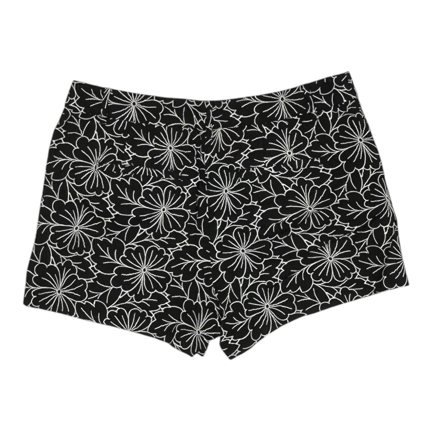 Shorts By Loft In Black & White, Size:12