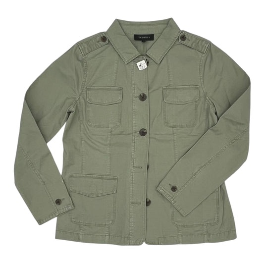 Jacket Utility By Talbots In Green, Size:M