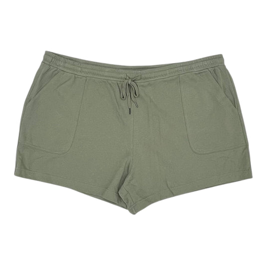 Shorts By Terra & Sky In Green, Size:3X
