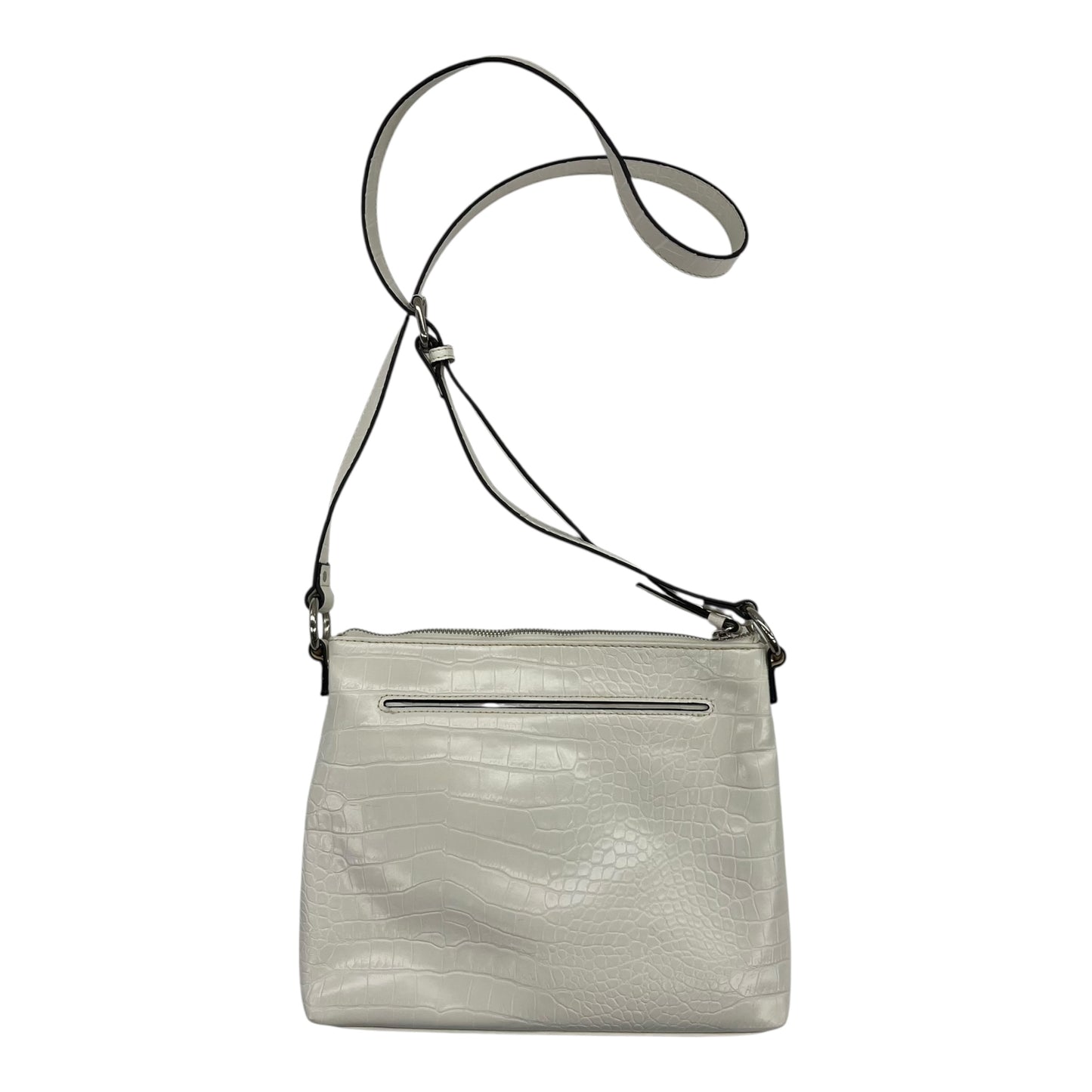 Handbag By Dana Buchman In White, Size:Medium