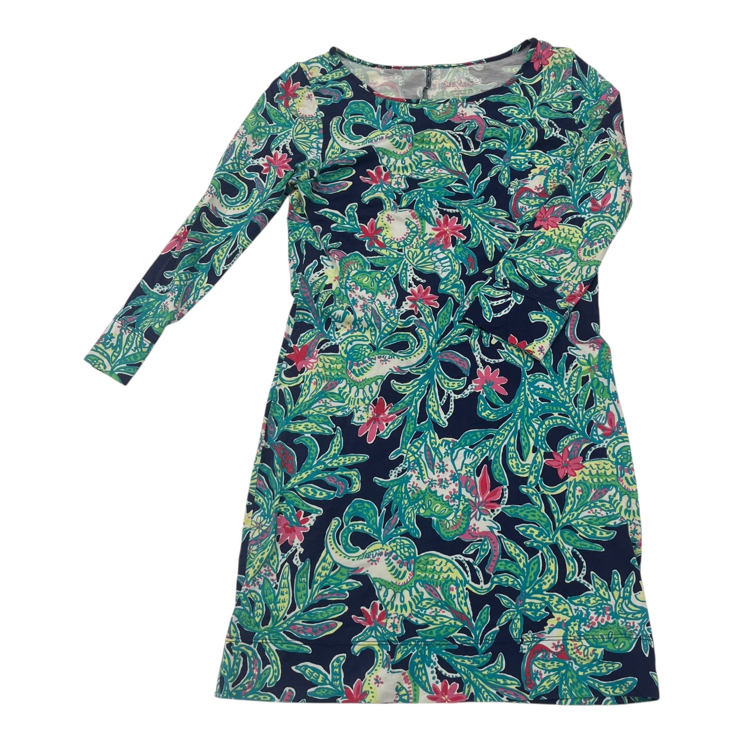 Dress Designer By Lilly Pulitzer In Blue & Green, Size:S