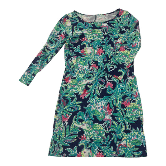 Dress Designer By Lilly Pulitzer In Blue & Green, Size:S