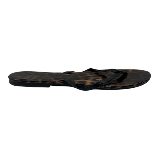 Sandals Flip Flops By Express In Animal Print, Size:8