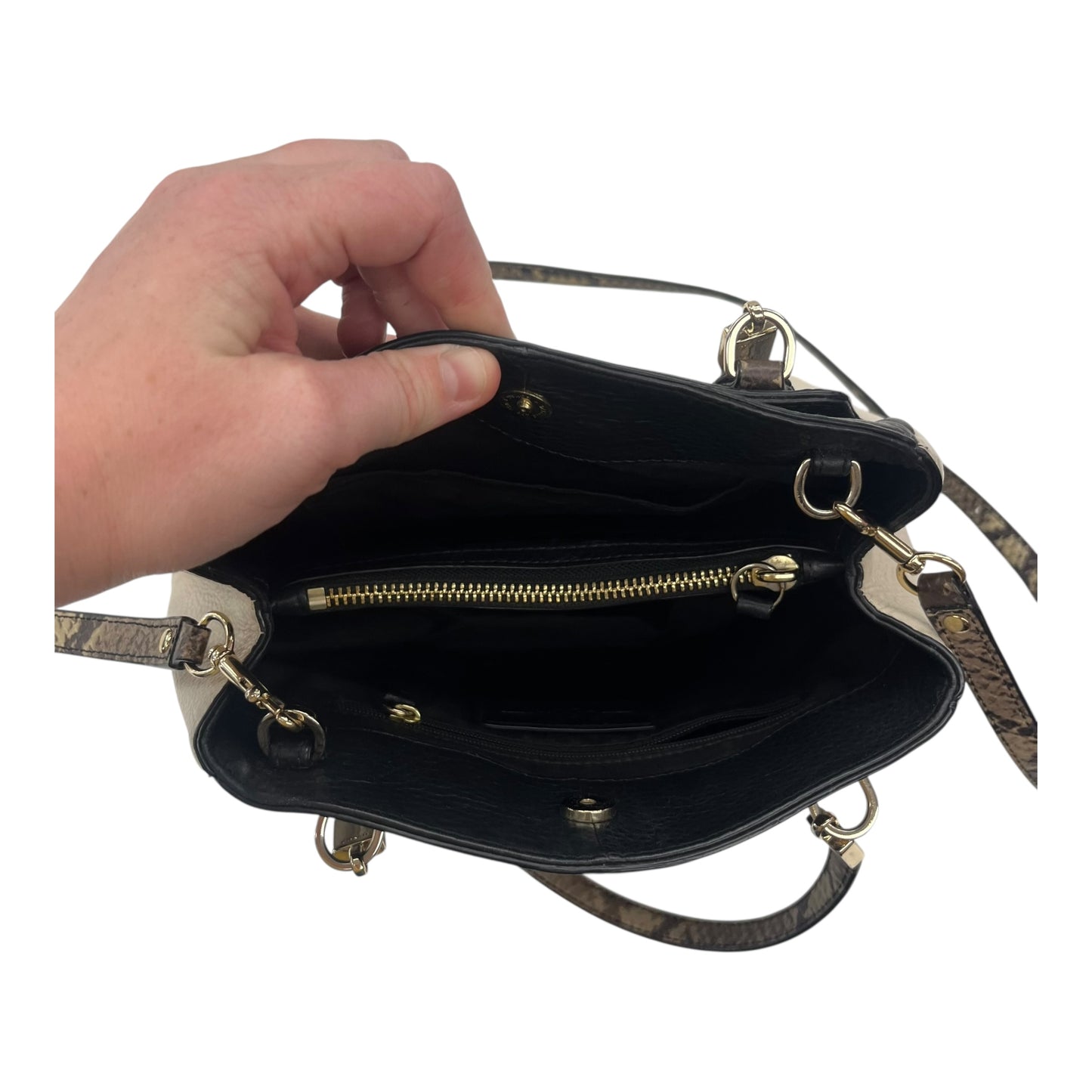Handbag Designer By Coach In Black, Size:Small