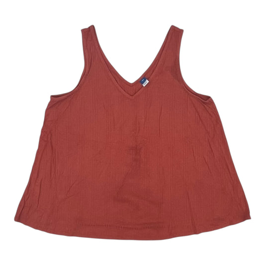 Top Sleeveless By Old Navy In Orange, Size:L