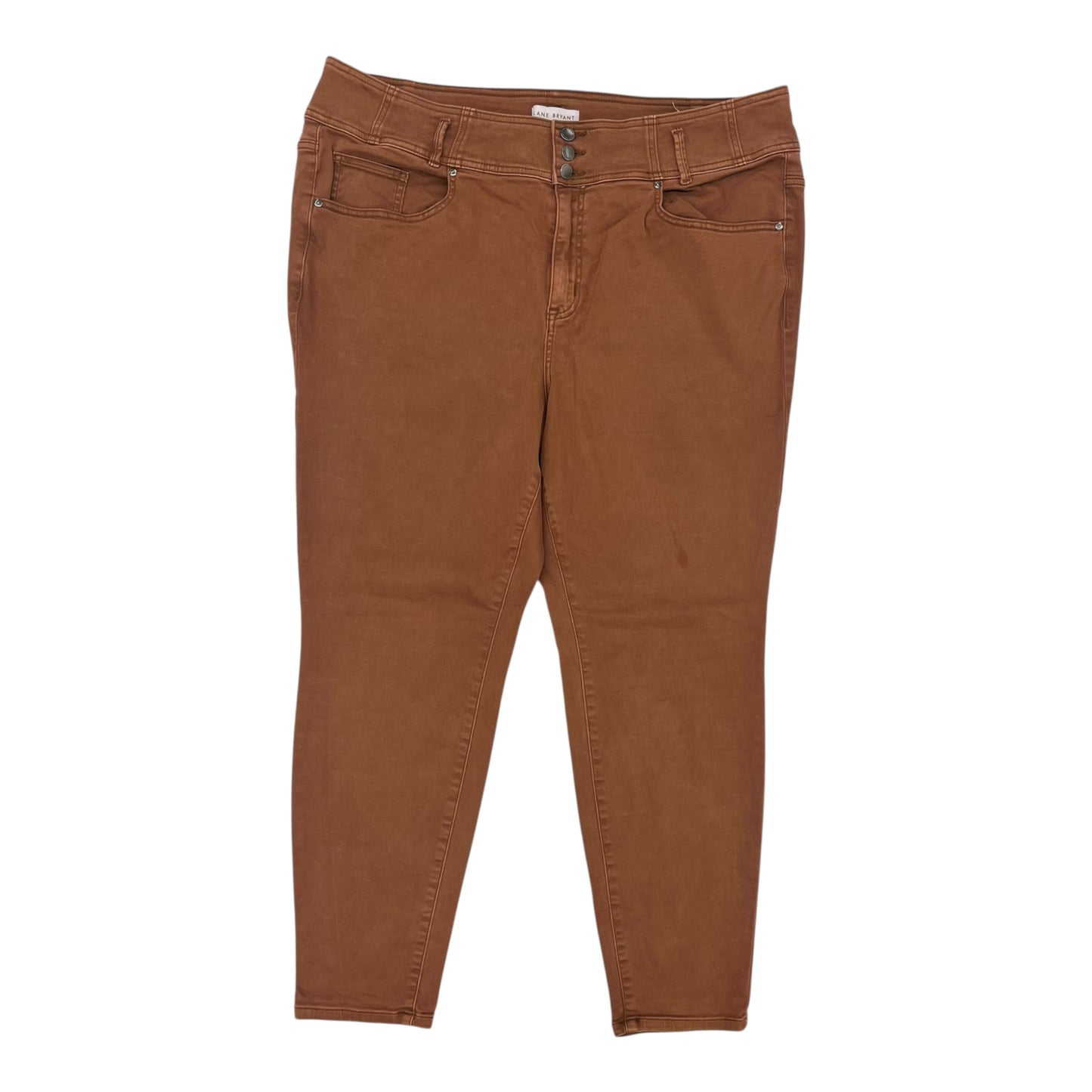Pants Chinos & Khakis By Lane Bryant In Brown, Size:24