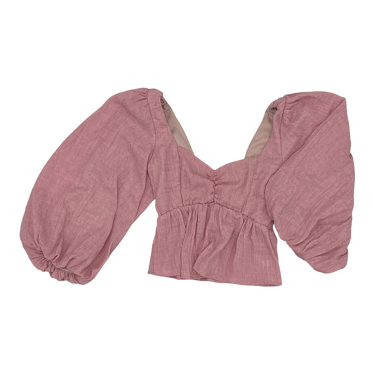 Blouse 3/4 Sleeve By Show Me Your Mumu In Pink, Size:S