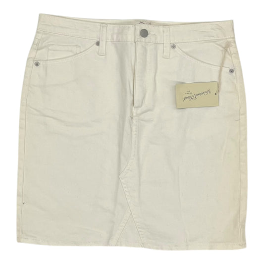 Skirt Mini & Short By Universal Thread In Cream, Size:8