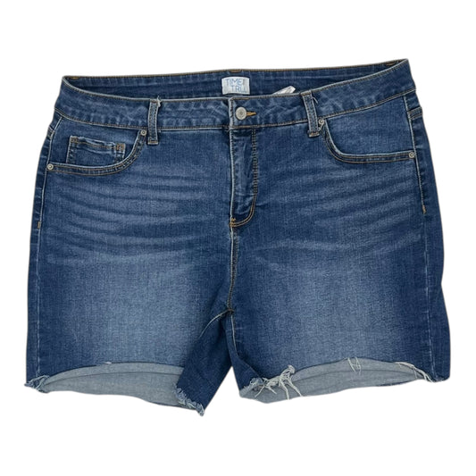 Shorts By Time And Tru In Blue Denim, Size:16