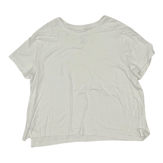 Athletic Top Ss By Flx In White, Size:Xxl