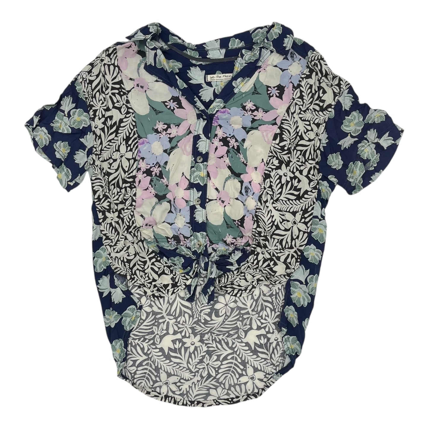 Blouse Ss By We The Free In Blue, Size:M