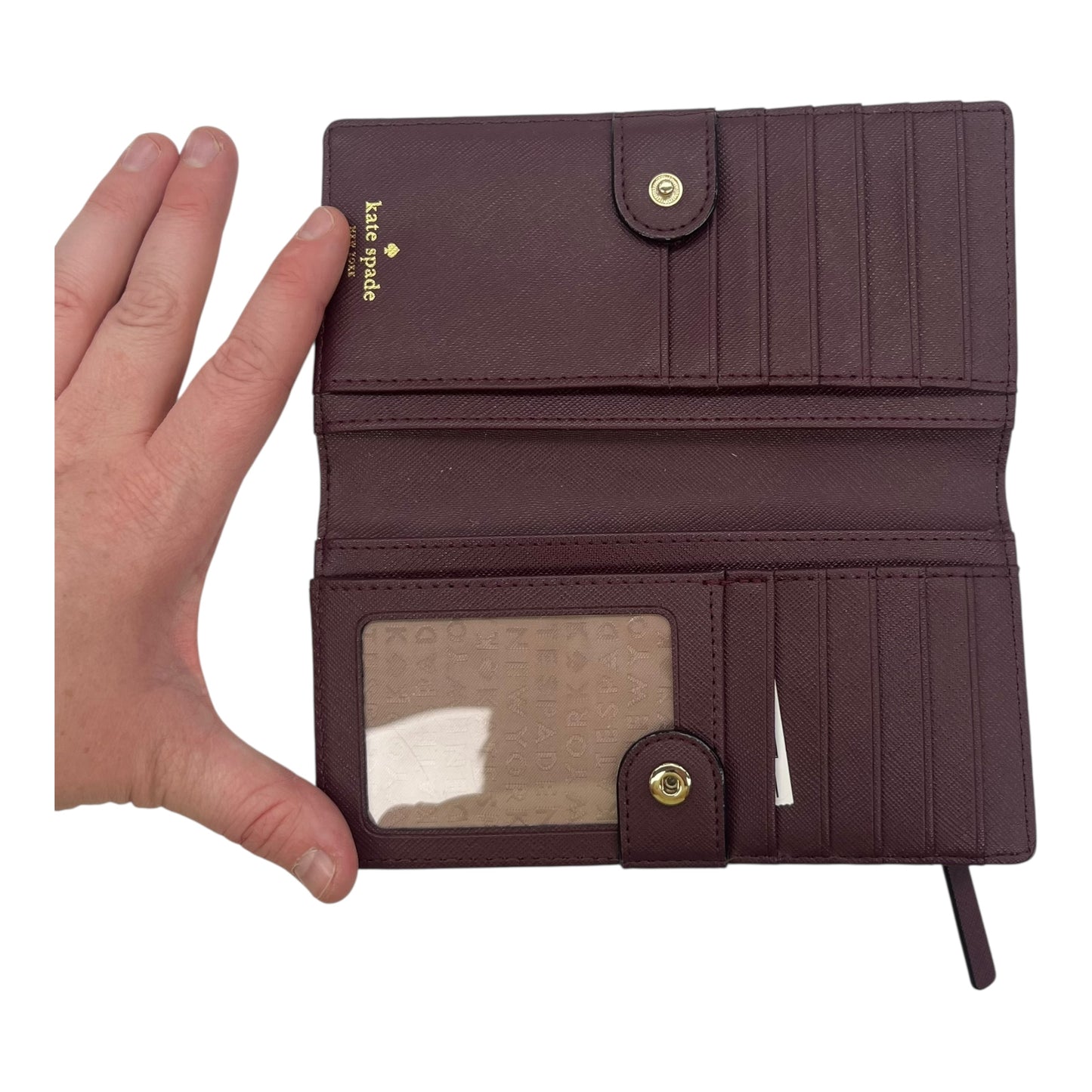 Wallet Designer By Kate Spade In Maroon, Size:Medium